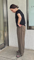 【 予約:9/下旬 】SIDE SLIT SLACKS /Y253-31103-2
